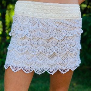 A white skirt